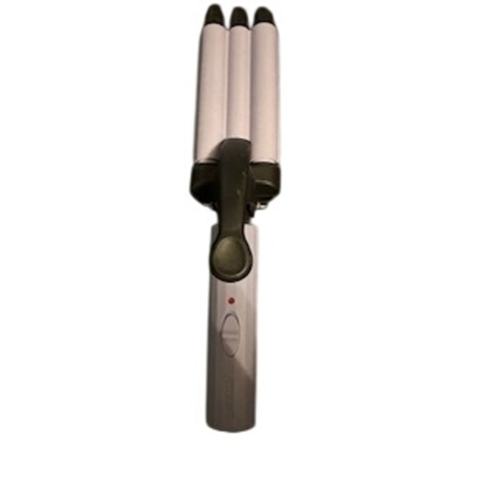 Janeclove 3 Barrel Hair Waver Lavender Purple Triple Barrel Ceramic Beach Waves